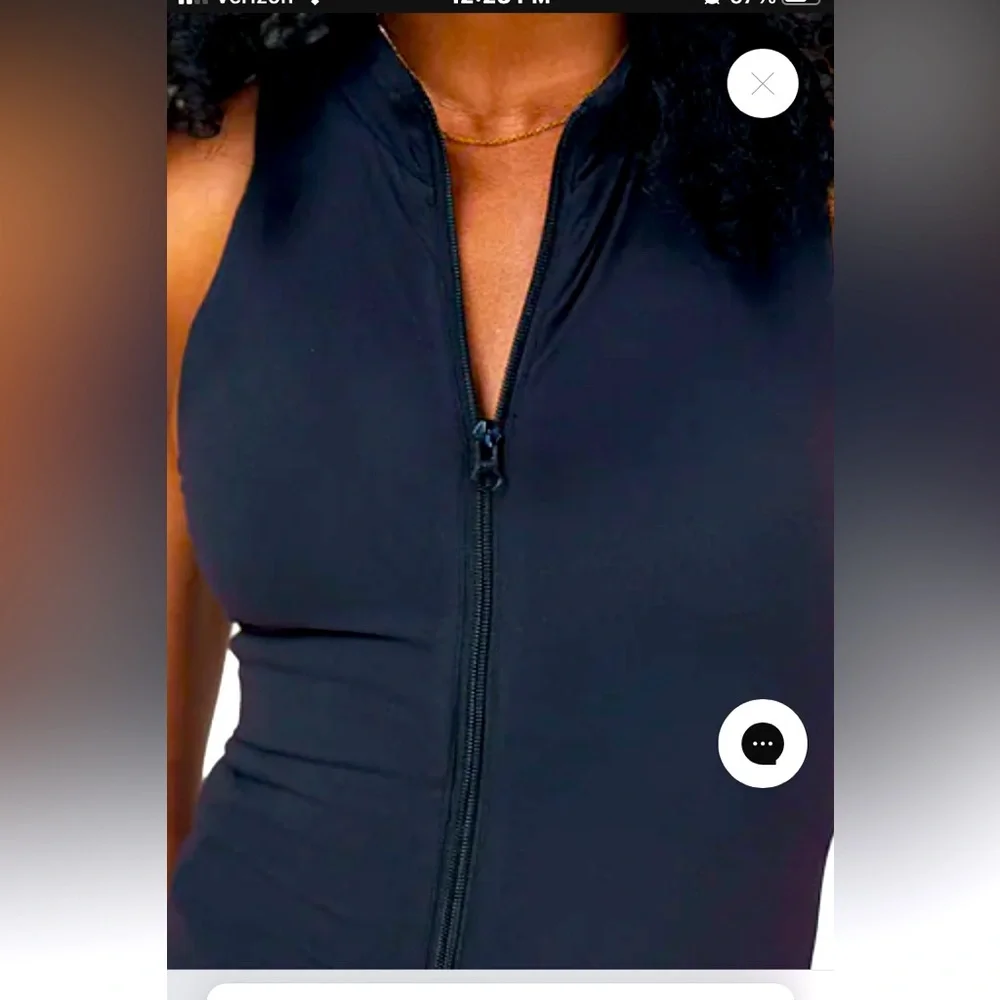 Half-Zip Casual Dress Sporty | Tennis | Everyday | Versatile Stylish | Brand New - Picture 2 of 13